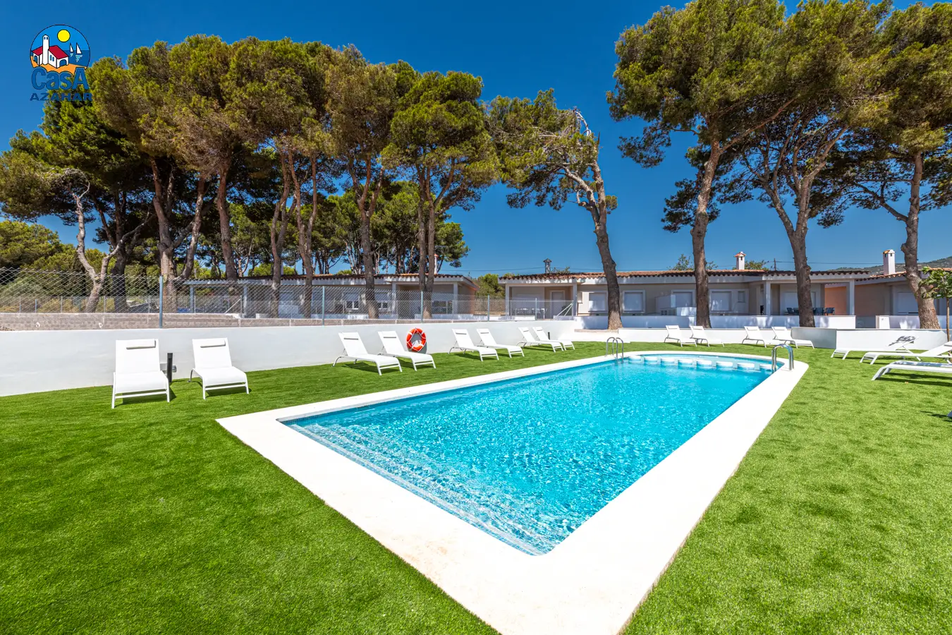 Piscine des Villas Sunset d'Alcossebre, à 400 mètres de la plage du Cargador